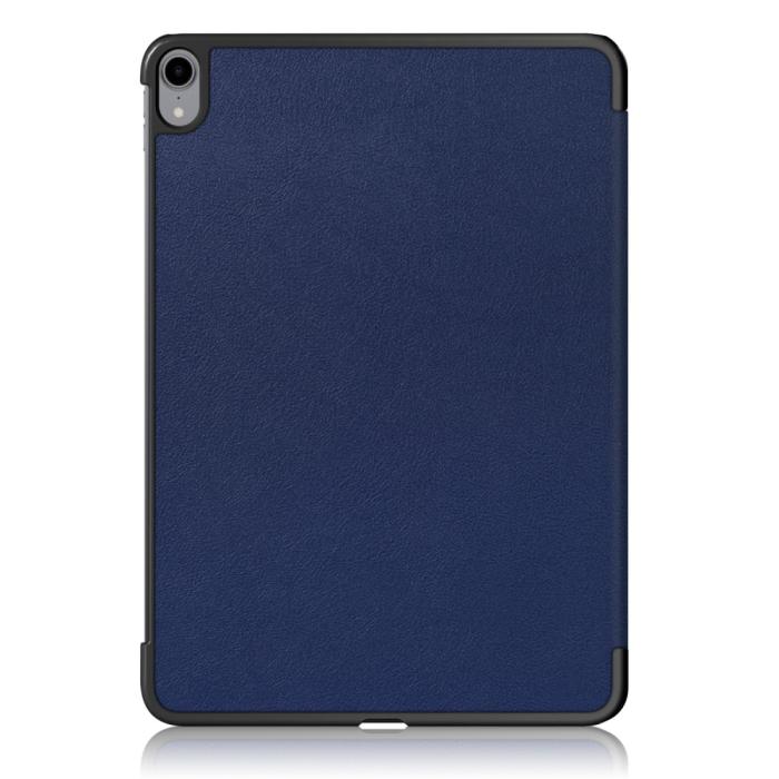 Bild 3,  iPad Air 2026-2020 Fodral Tri-Fold Litchi Blå