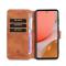 DG.MING Samsung Galaxy A72 - DG.MING Retro Läder Fodral - Brun