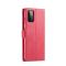 LC.IMEEKE Samsung Galaxy A72 - LC.IMEEKE Läder Fodral - Röd/Rosa