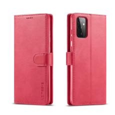 LC.IMEEKE Samsung Galaxy A72 - LC.IMEEKE L&auml;der Fodral - R&ouml;d/Rosa