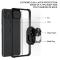  Samsung Galaxy A22 5G - Shockproof Hybrid Ring Skal - Svart