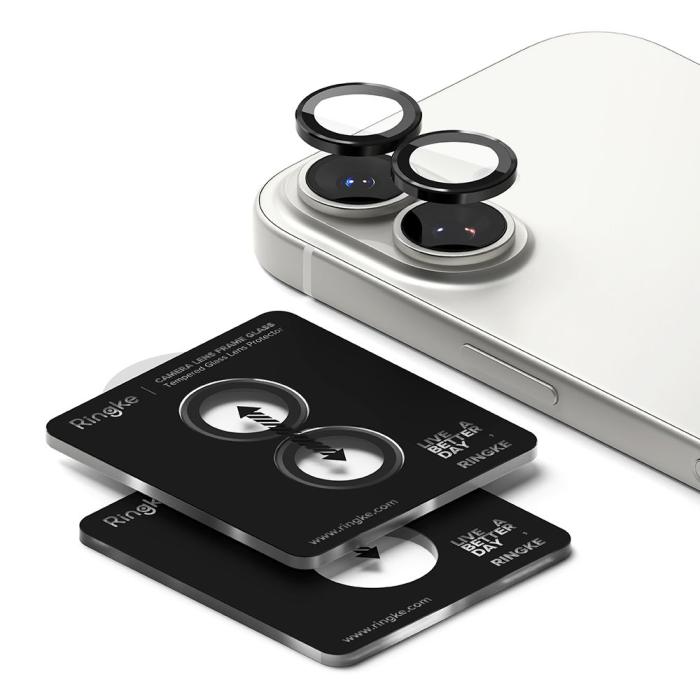 Bild 3, Ringke Ringke iPhone 17 2-PACK Linsskydd Svart