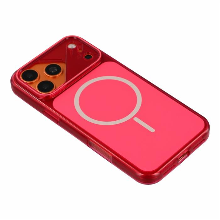Bild 3,  iPhone 18 Pro Max/17 Pro Max Skal MagSafe Reptåligt Röd