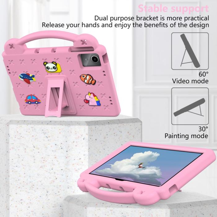 Bild 3,  Lenovo Tab M11 Skal EVA För Barn Ljus Rosa