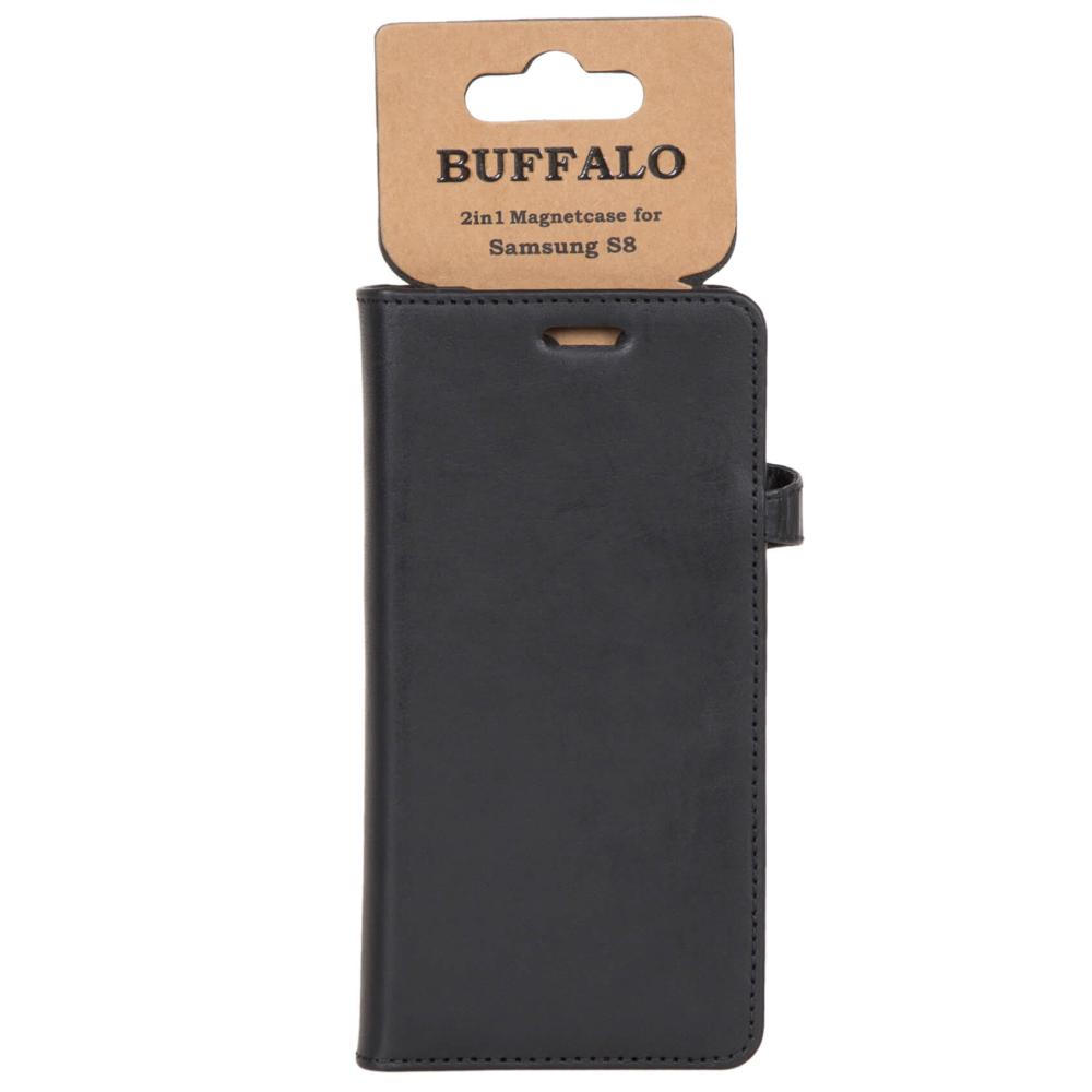 Buffalo Buffalo Samsung Galaxy S8 Fodral 2in1 Äkta Läder Svart