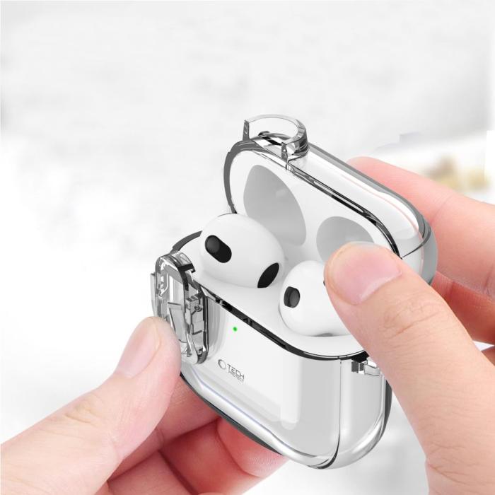 Bild 2, Tech-Protect Tech-Protect AirPods 4 Skal Slim Hook Transparent