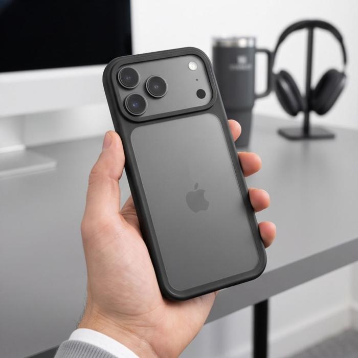 Bild 3, Tech-Protect Tech-Protect iPhone 18 Pro/17 Pro Skal MagMat CC Mattsvart