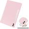  Galaxy Tab S9 FE Plus Fodral Tri-Fold Pennhållare Rosa