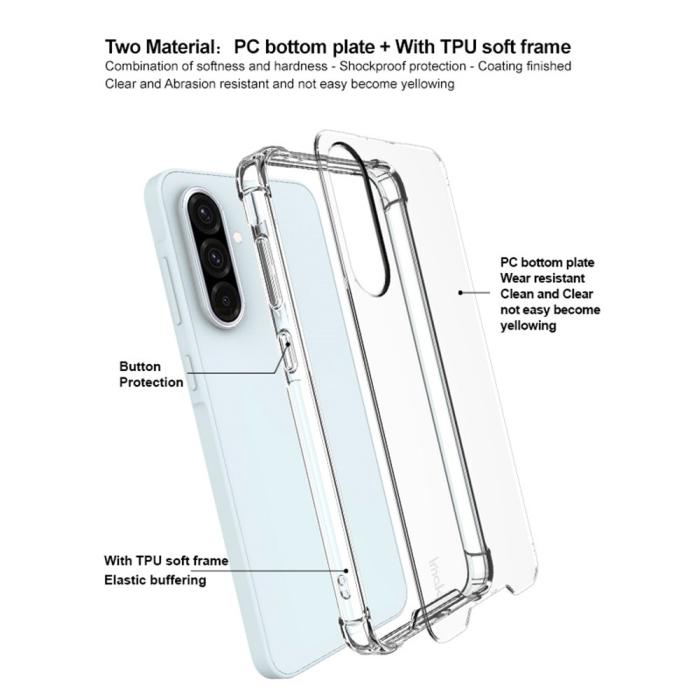 Bild 3, IMAK IMAK Galaxy A56 5G / A36 5G Skal Shockproof Transparent