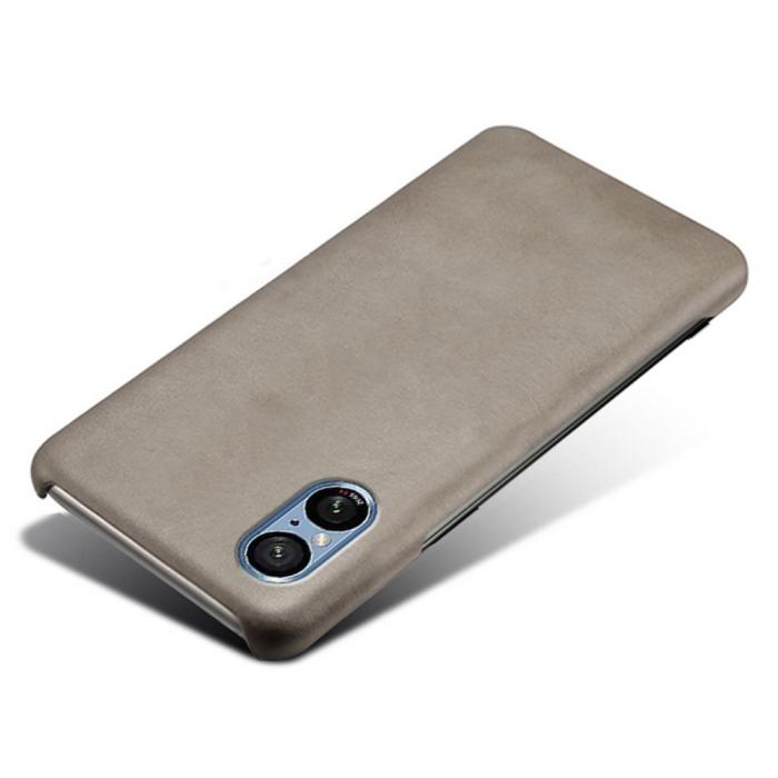 Bild 3,  Sony Xperia 5 V Skal Läderbelagt Grå