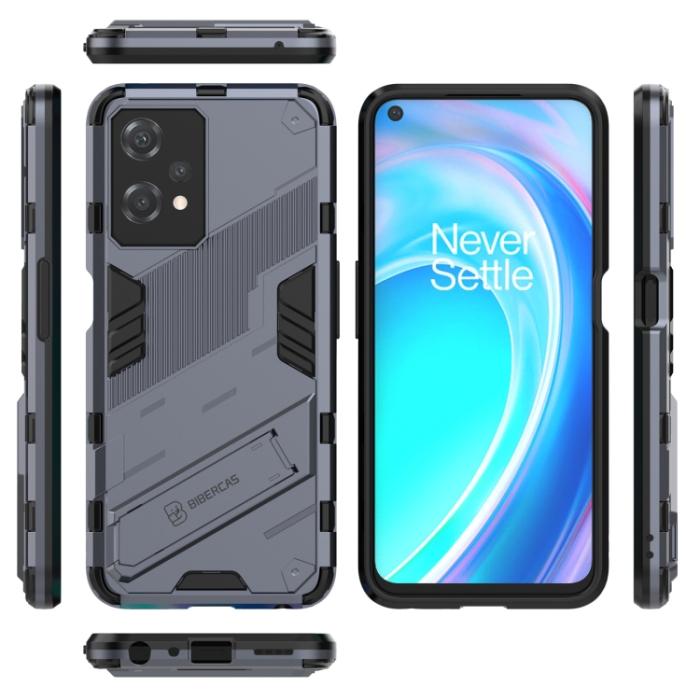Bild 2,  OnePlus Nord CE 2 Lite 5G Skal Hybrid Armor Kickstand Grå