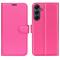  Samsung Galaxy A17 Fodral Litchi Läder Rosa