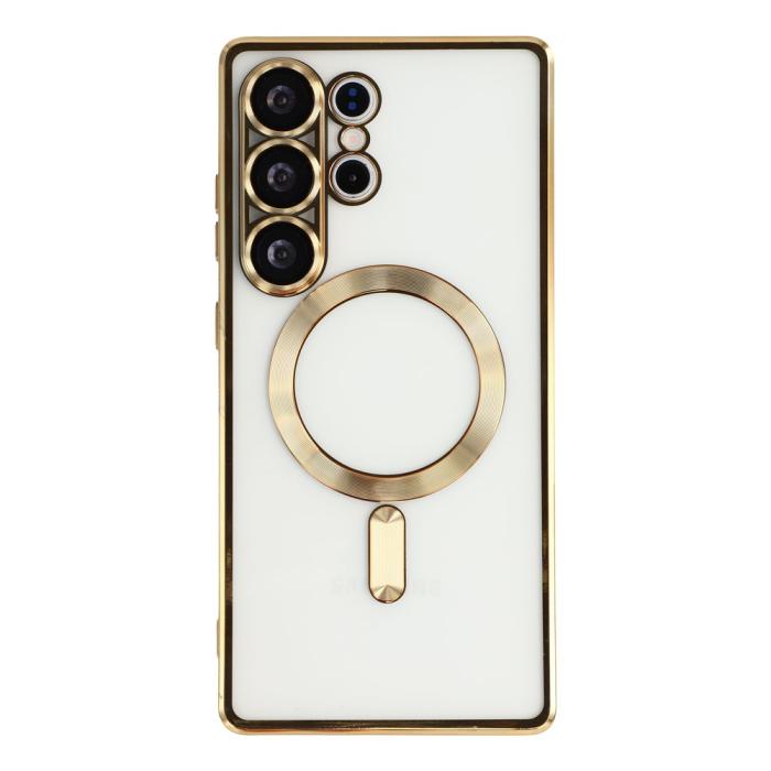 Bild 3,  Samsung Galaxy S26 Ultra Skal MagSafe Electroplated TPU Guld