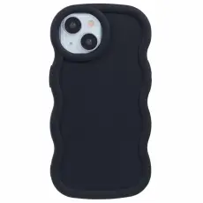  iPhone 15 Mobilskal Wavy Svart