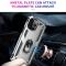  iPhone 14 Pro Skal Hybrid Armor Ring Silver