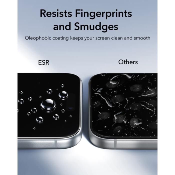 Bild 6, ESR ESR iPhone 18 Pro Max/17 Pro Max 2-PACK Skärmskydd UltraFit Härdat Glas