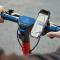 JOYROOM Joyroom Mobilhållare Cykelstyre Silikonband Svart