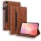  Samsung Galaxy Tab S11 Ultra Fodral Med Frontficka Brun