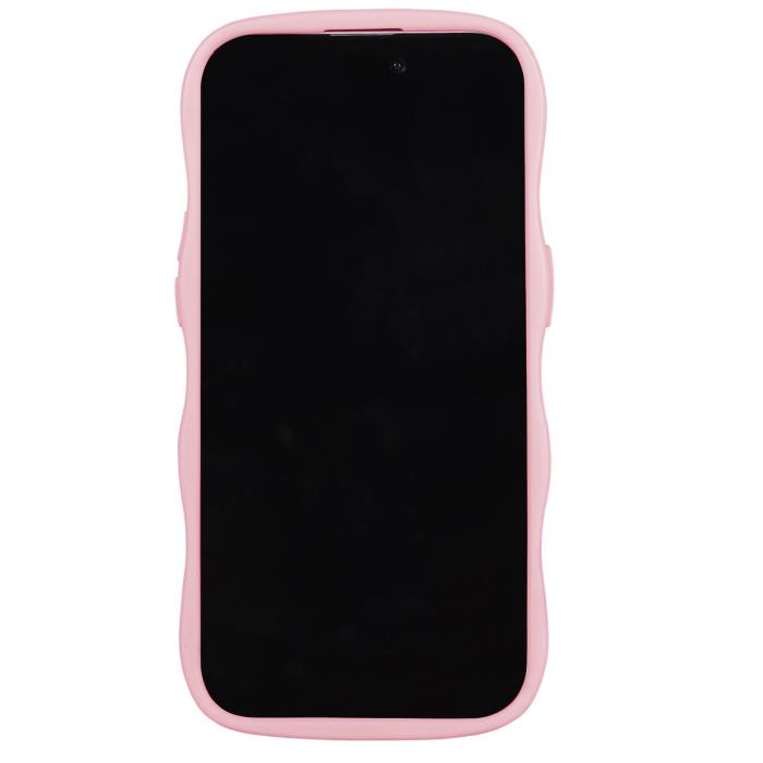 Bild 4, holdit holdit iPhone 15 Plus / 14 Plus Skal Wavy Pink Transparent