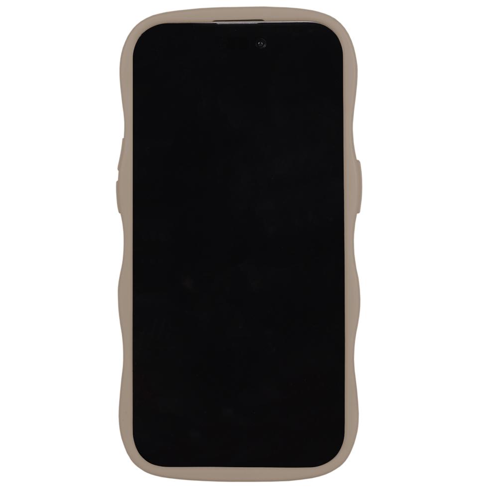 holdit holdit iPhone 15 Plus / 14 Plus Skal Wavy Mocha Brown Transparent