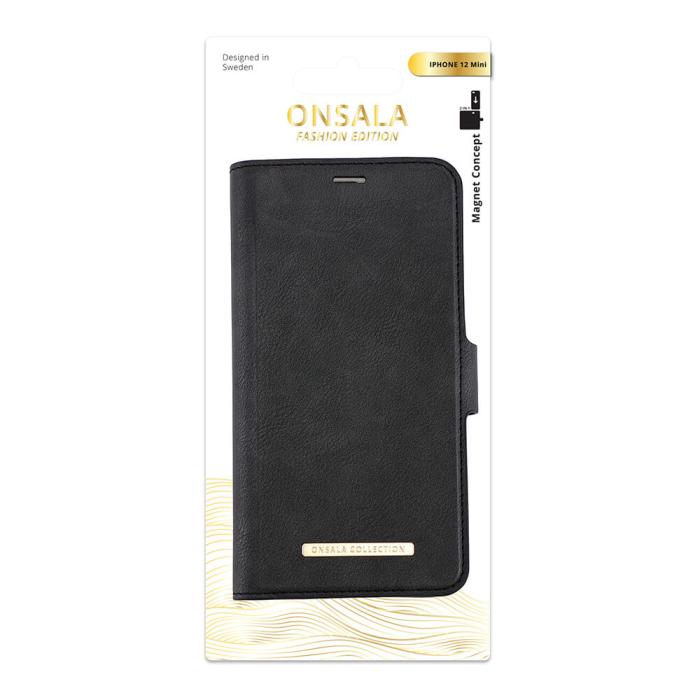 Bild 2, Onsala ONSALA iPhone 12 Mini 2in1 Magnet Fodral / Skal Midnight Black