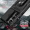 Samsung Galaxy S23 Ultra Skal Hybrid Ring CamShield Svart