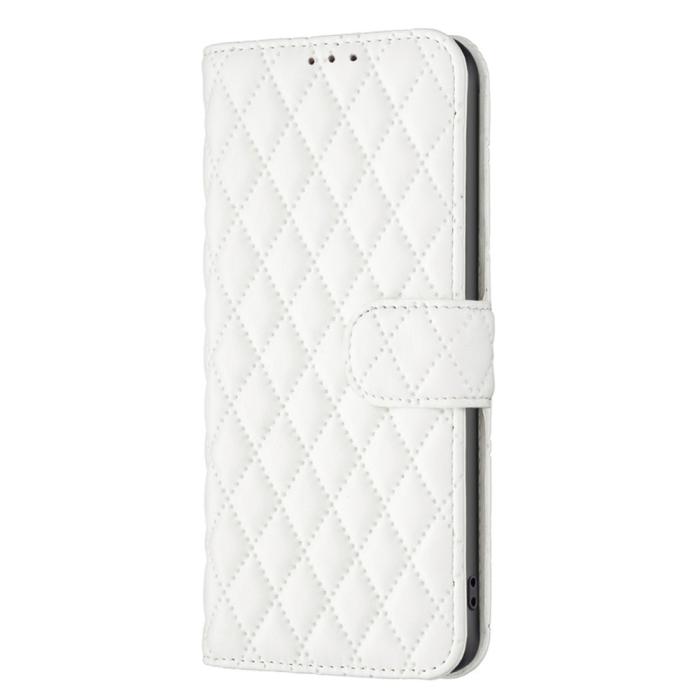 Bild 5,  Motorola Moto G55 5G Fodral Diamond Läder Vit