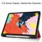  iPad Air 2026-2020 Fodral Tri-Fold Litchi Röd
