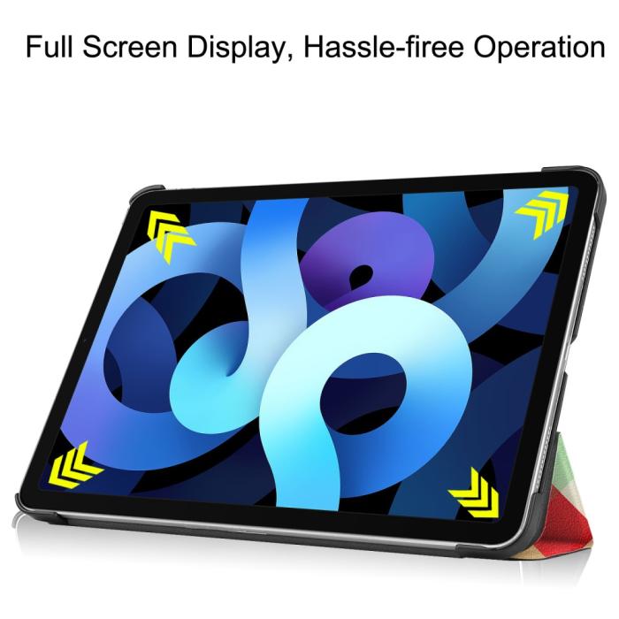 Bild 5,  iPad Air 2026-2020 Fodral Tri-Fold Färgade Fyrkanter