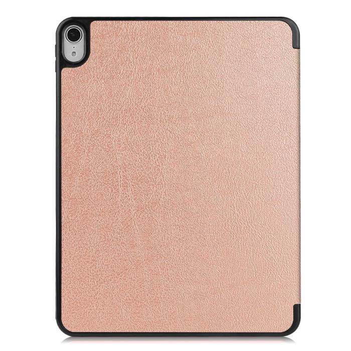 Bild 3,  iPad Air 2026-2020 Fodral Tri-Fold Litchi Roséguld