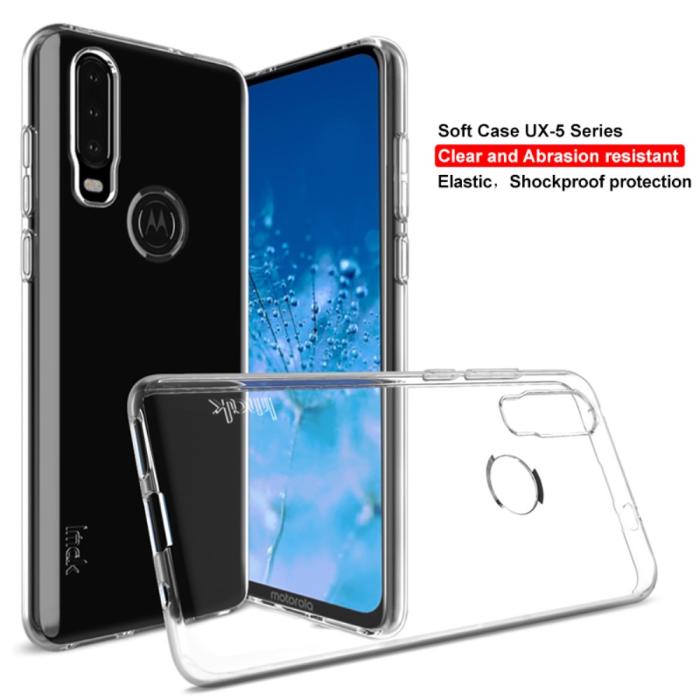 Bild 4, IMAK Motorola One Action - IMAK TPU skal - Transparent