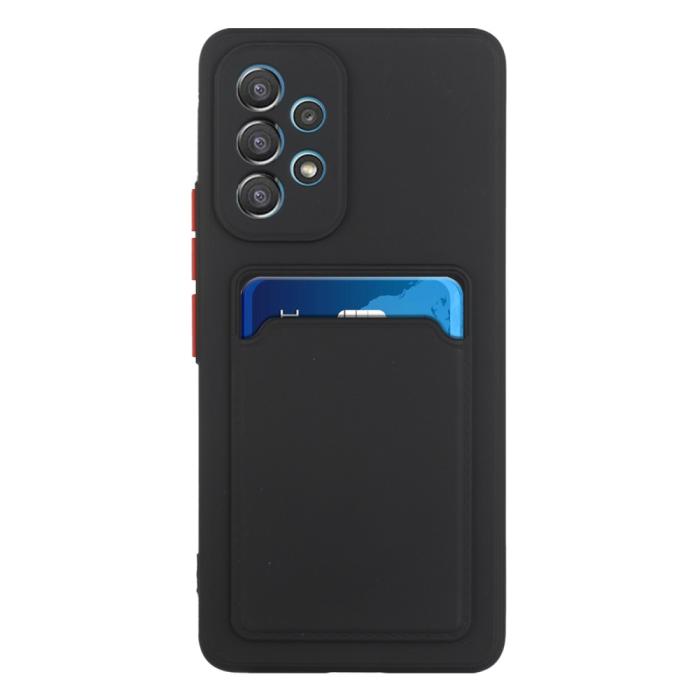 Bild 2,  Samsung Galaxy A53 5G Skal TPU Kortfack Svart