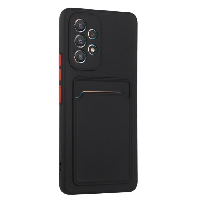 Bild 3,  Samsung Galaxy A53 5G Skal TPU Kortfack Svart
