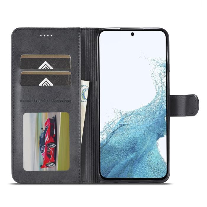 Bild 2, LC.IMEEKE LC.IMEEKE Samsung Galaxy A34 5G Fodral Läder Svart