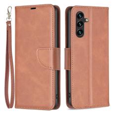  Samsung Galaxy A35 5G Fodral Shark L&auml;der Brun