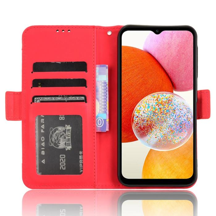 Bild 3,  Samsung Galaxy A15 5G Fodral Med Avtagbart Kortfodral Röd