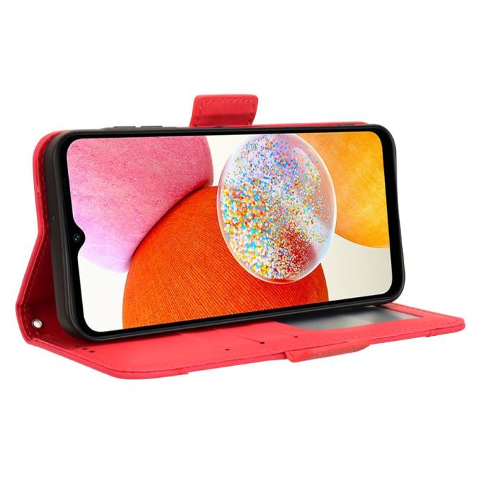 Bild 4,  Samsung Galaxy A15 5G Fodral Med Avtagbart Kortfodral Röd
