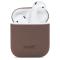 holdit holdit AirPods 1/2 Skal Silikon Nygård Dark Brown