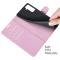  Samsung Galaxy S22 Fodral Litchi Textur Ljus Rosa