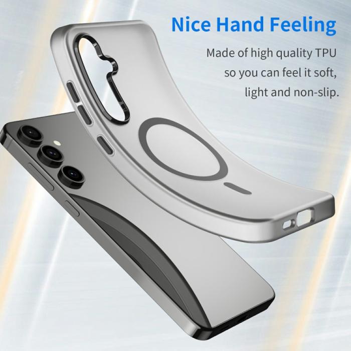 Bild 4,  Samsung Galaxy S24 FE Skal MagSafe Slim Matt Svart