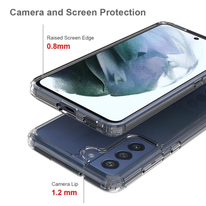 Bild 4,  Samsung Galaxy S21 FE Skal Akryl/TPU Shockproof Transparent