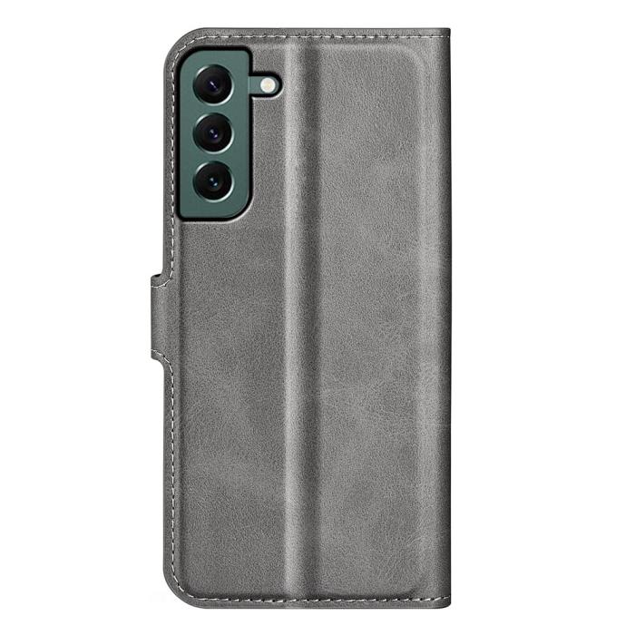 Bild 6,  Samsung Galaxy S23 Plus Fodral Solid Läder Grå