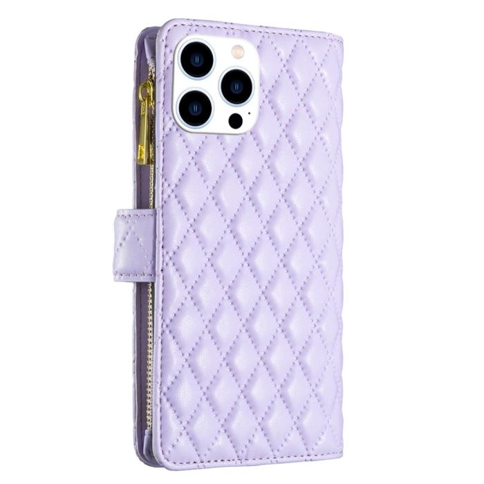 Bild 6,  iPhone 16 Pro Fodral Diamond Multifunktionell Lila