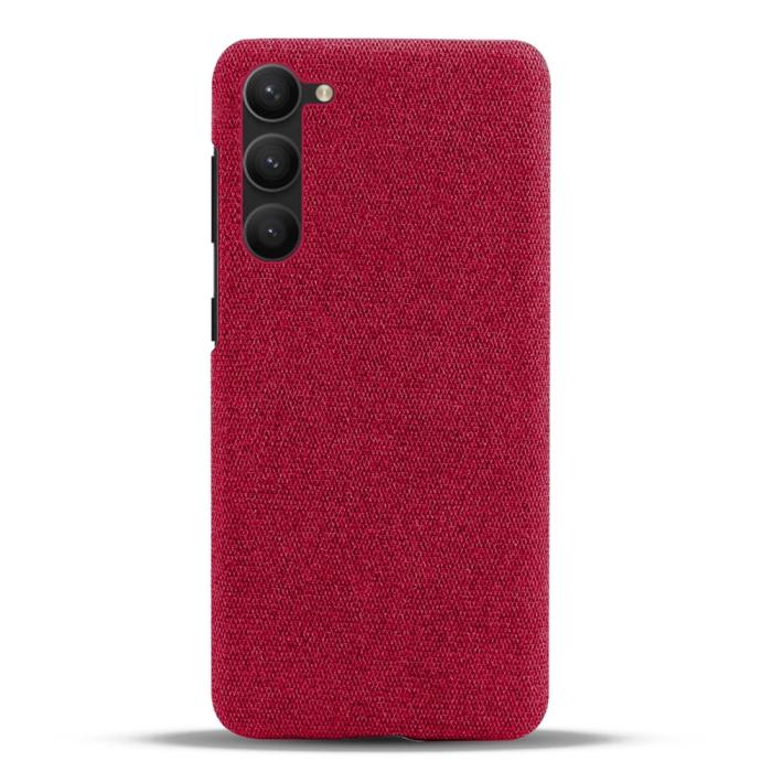 Bild 3, KSQ KSQ Samsung Galaxy S23 Plus Skal Tygbelagt Röd