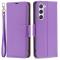  Samsung Galaxy S23 Fodral Litchi Shark Lila
