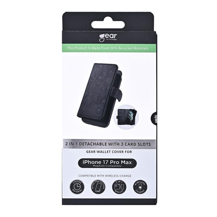 Bild 5, Gear Gear iPhone 17 Pro Max 2in1 MagSafe Magnet Fodral / Skal Svart