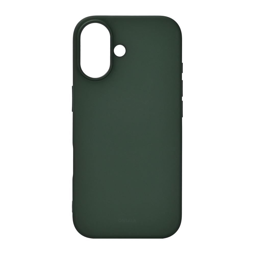 Onsala Onsala iPhone 17 Mobilskal Med Silikonkänsla Olivgrön