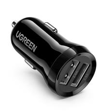 UGREEN Ugreen 24W 2x USB 4.8A Billaddare Snabbladdning Svart
