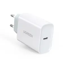 UGREEN Ugreen 30W USB-C QC PD Snabbladdare V&auml;ggladdare Vit