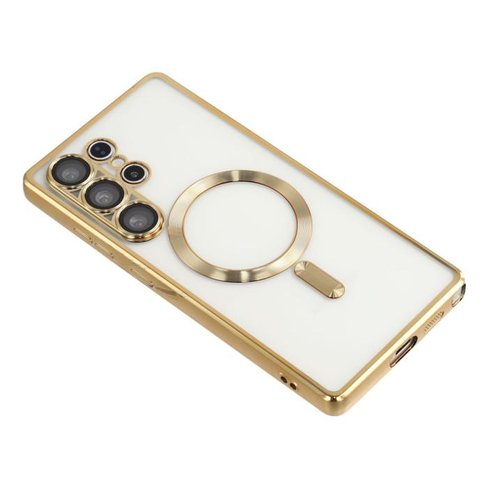 Bild 4,  Samsung Galaxy S26 Ultra Skal MagSafe Electroplated TPU Guld